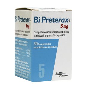 Bi Preterax 5.0 mg Tableta Recubierta