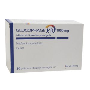Glucophage Xr 1000 Mg Tableta De Liberación Prolongada