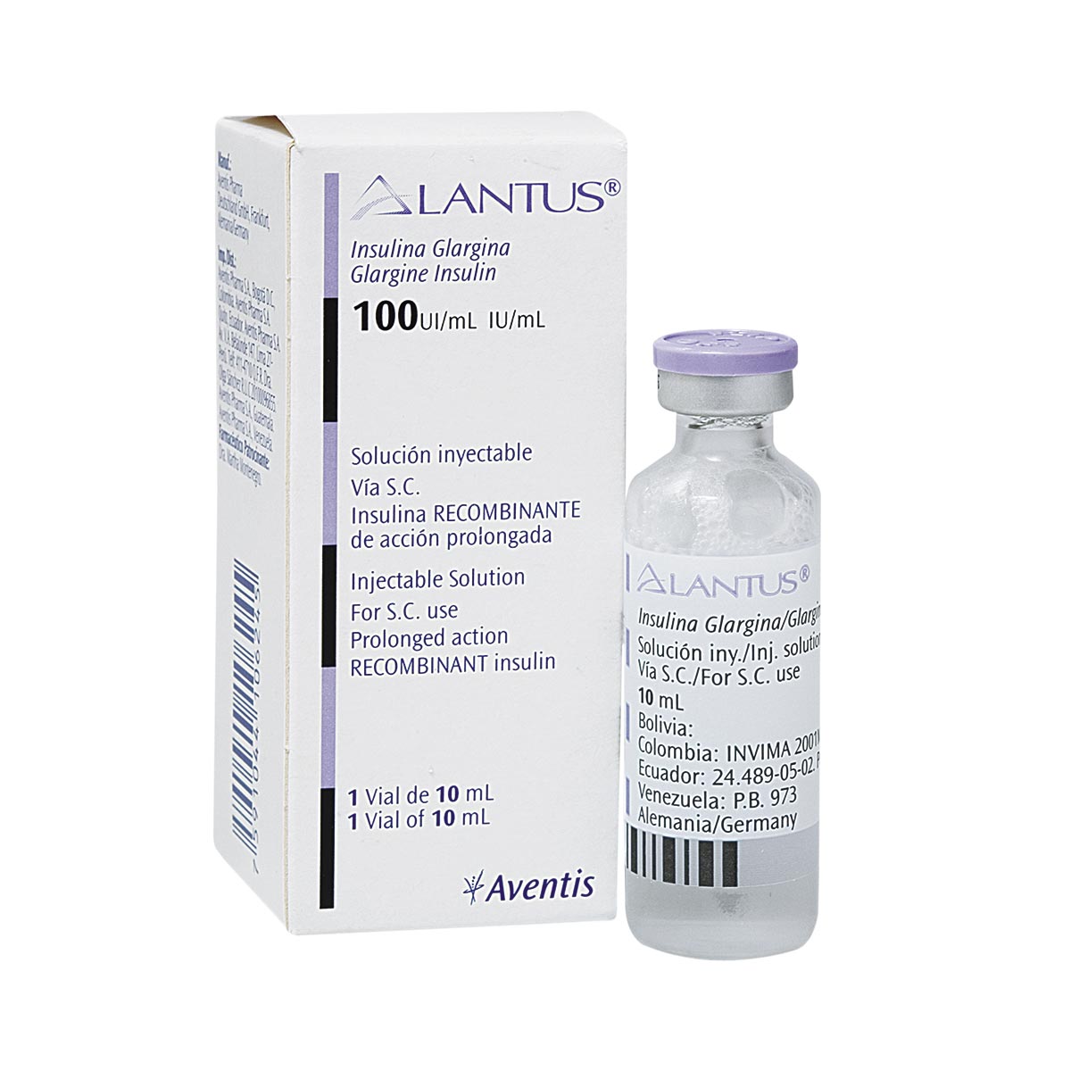 Lantus 100 U/Ml Solución Inyectable