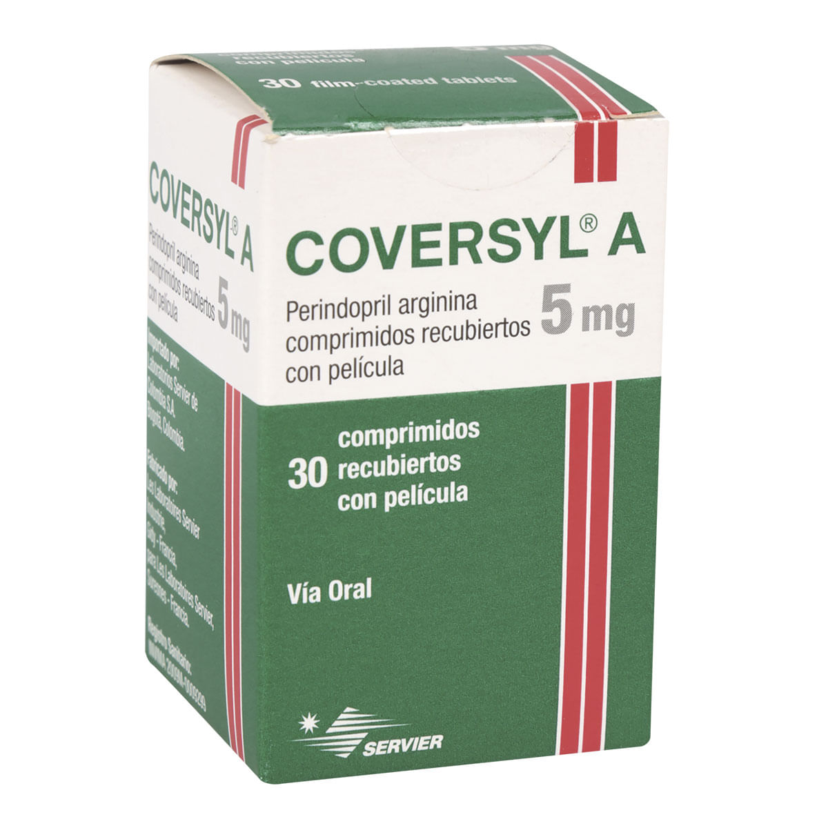 Coversyl A 5mg Tableta Recubierta Con Pelicula