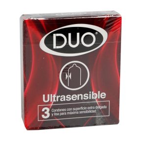 Condones Duo Ultrasensible Sanamed