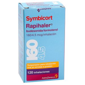 Symbicort Rapihaler 160 mcg / 4.5 mcg Suspensión para Inhalación