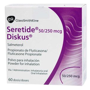 Seretide Diskus 50 Mcg/250 Mcg Polvo Para Inhalacion