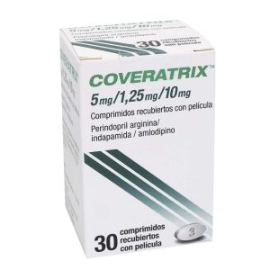 Coveratrix 5 mg + 1.25 mg + 10 mg Tableta Recubierta Con Pelicula
