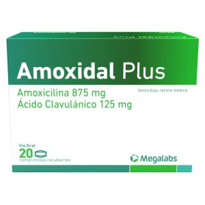 Amoxidal Plus 875/125mg Tableta Recubierta