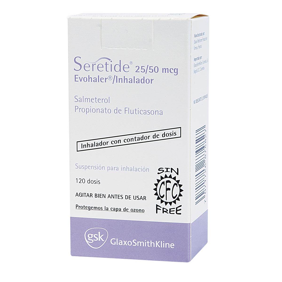Seretide 25 mcg / 50 mcg Suspensión para Inhalación
