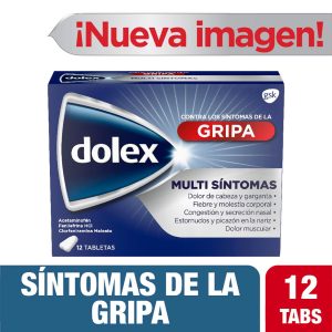 Dolex Gripa 500mg/5mg/2mg Tableta
