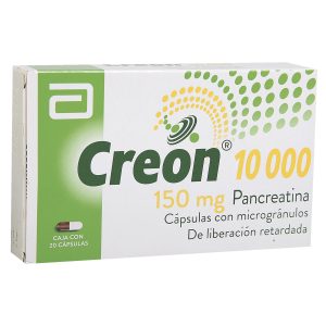 Creon 10000 150 Mg Cápsula Liberación Retardada