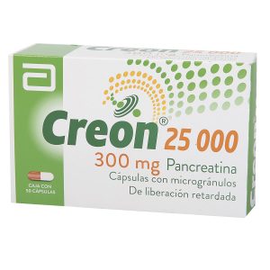 Creon 25000 300 Mg Cápsula Liberación Retardada