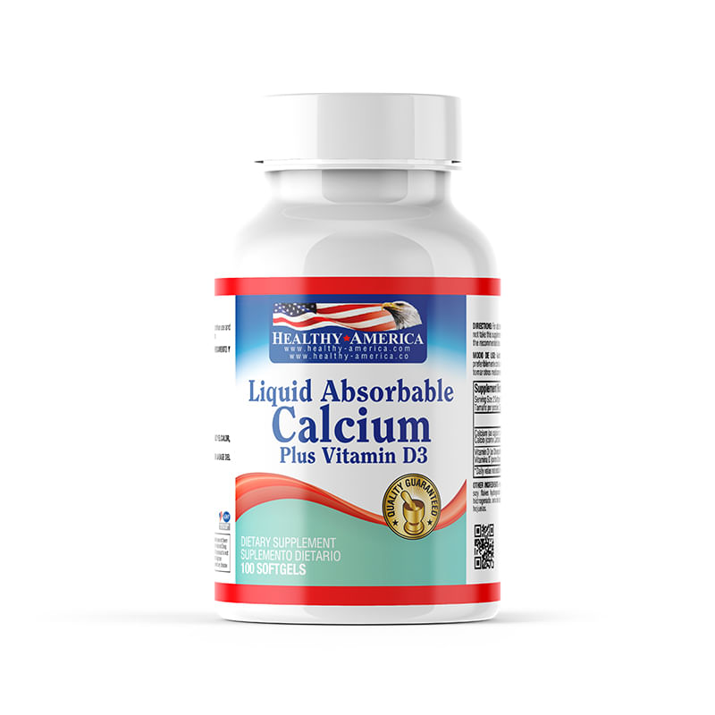 Liquid Absorbable Calcium Plus Vitamina D3 Softgels