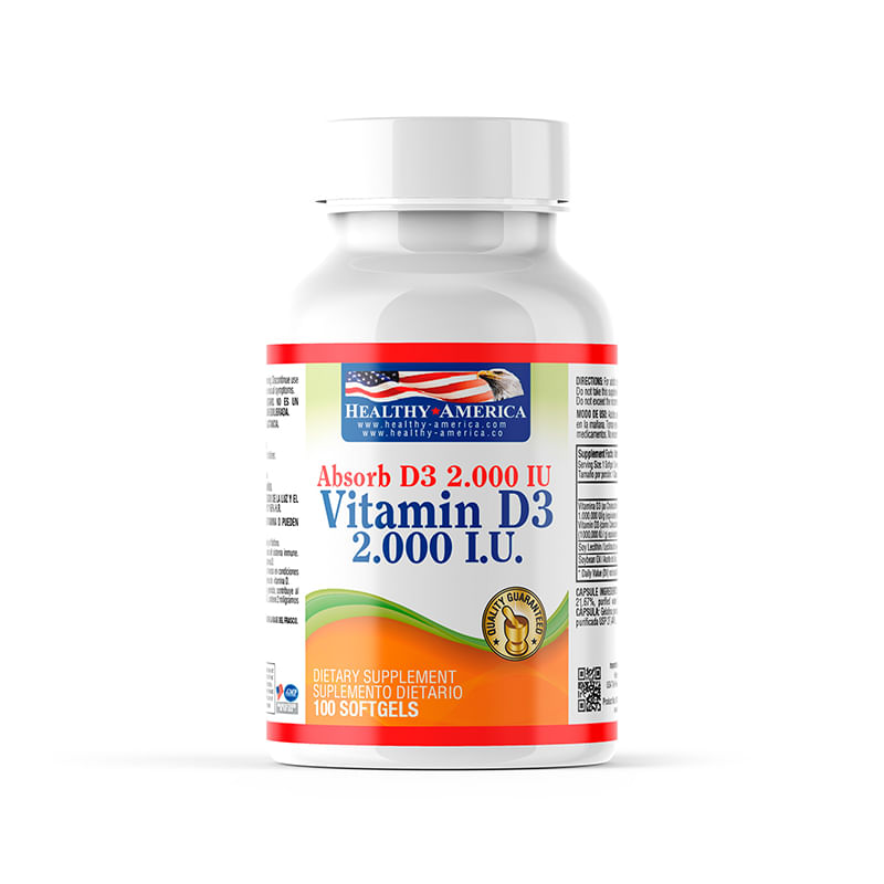 Vitamin D3 2000 Ui Plus Cápsula Blanda