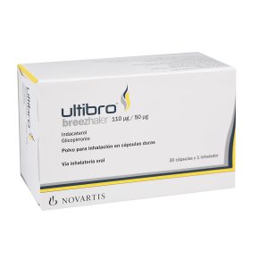 Ultibro-Breezhaler 110mcg/50mcg Polvo Para Inhalación En Cápsula Dura