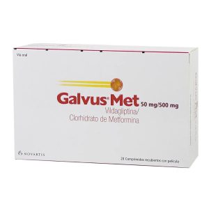 Galvus Met 50 Mg/500 Mg Tableta Recubierta