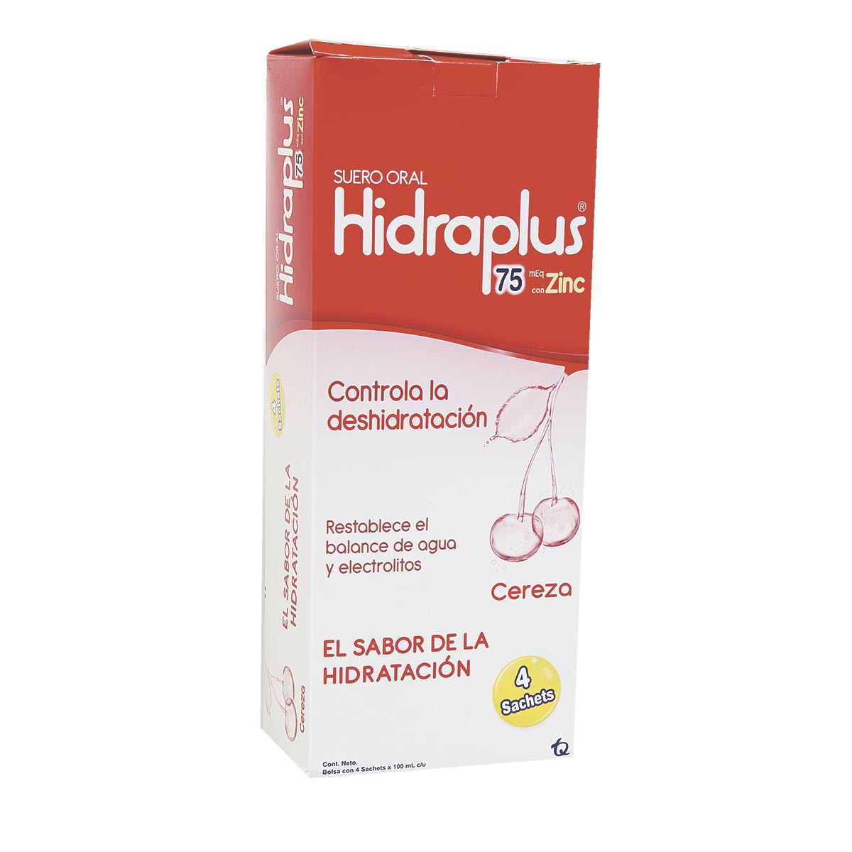 Hidraplus 75 Meq Con Zinc Cereza Solución Oral