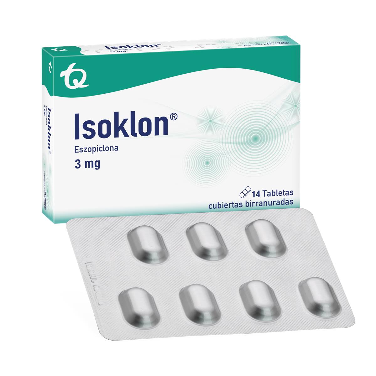 Isoklon 3mg Tableta Recubierta