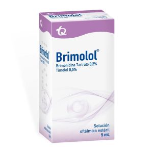 Brimolol Brimonidina Tartrato 0.5%/ Timolol 0.2% Solución Oftálmica