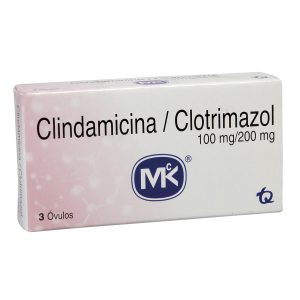 Clindamicina 100 Mg + Clotrimazol 200 Mg Óvulo Tecnoquímicas