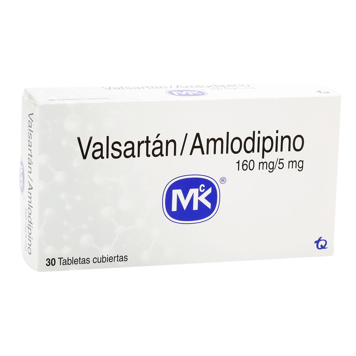 Valsartan 160 Mg + Amlodipino 5 Mg Tableta Cubierta Tecnoquímicas