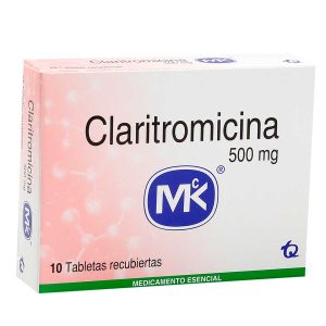 Claritromicina 500 Mg Tableta Recubierta Tecnoquímicas