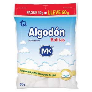 Oferta Algodón Mk Pomos Gratis Algodón x 20g