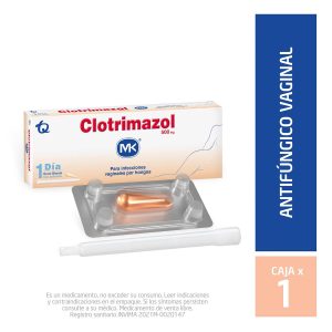 Clotrimazol Mk 500mg Óvulo+Aplicador Tecnoquímicas