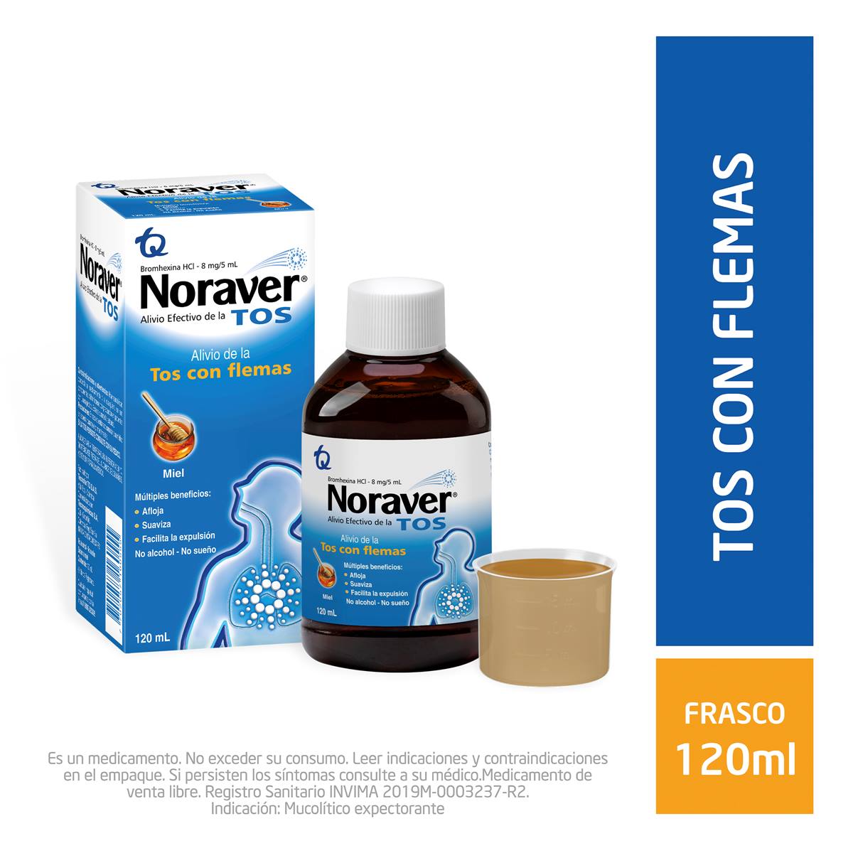 Noraver 8 Mg/5 Ml Jarabe Adultos