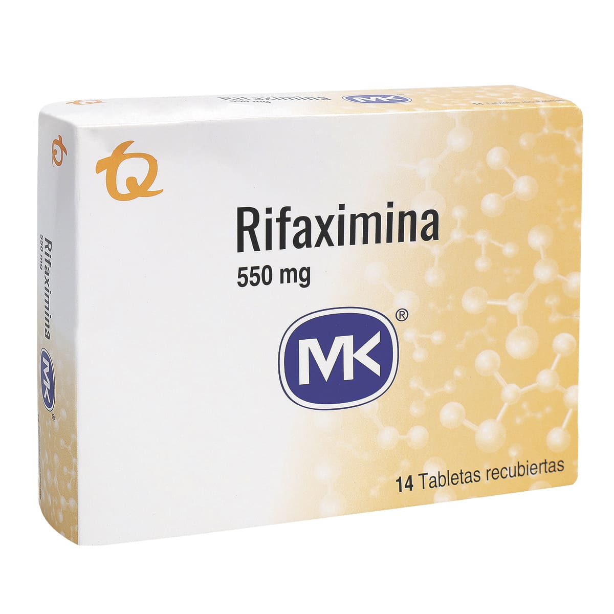Rifaximina Mk 550 mg Tabletas Recubiertas Teqnoquimicas