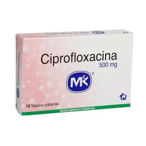 Ciprofloxacina 500 mg Tableta Recubierta Tecnoquímicas