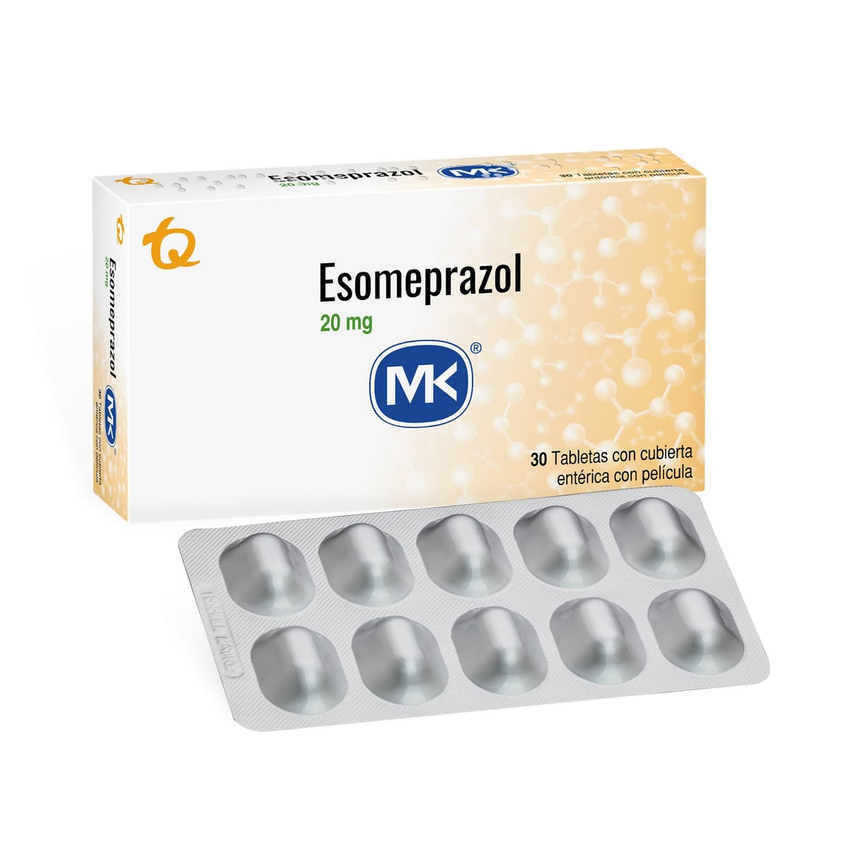 Esomeprazol Mk 20 mg Tableta Recubierta Tecnoquímicas