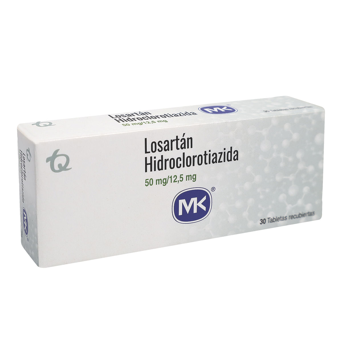 Losartan 50m+ Hidroclorotiazida 12.5 mg Tableta Recubierta Tecnoquímicas