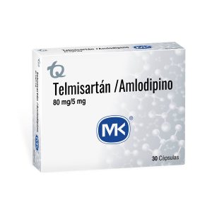 Telmisartán 80mg /Amlodipino 5mg Cápsula Dura