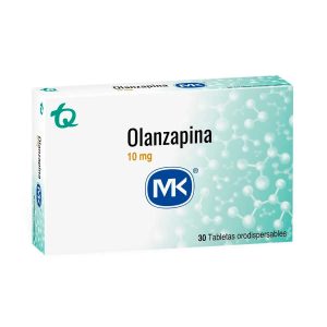OLANZAPINA 10MG TABLETAS ORODISPERSABLES TECNOQUIMICAS