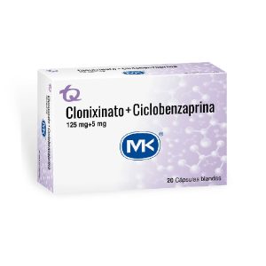 Clonixinato 125mg + Ciclobenzaprina 5mg Cápsula Blanda