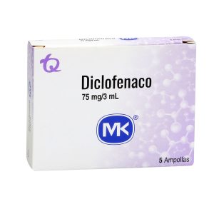 DICLOFENACO MK 75MG/3ML SOLUCIÓN INYECTABLE TECNOQUIMICAS
