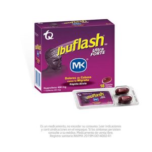 Ibuflash Uf 400/65mg Capsula Blanda T.Q