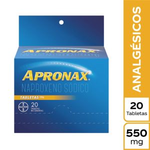 Apronax 550mg Tableta Recubierta