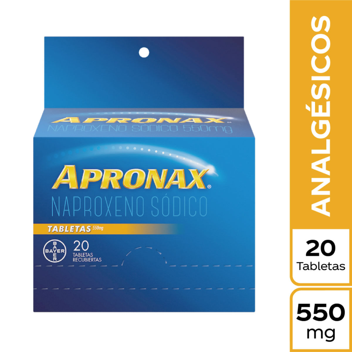 Apronax 550mg Tableta Recubierta