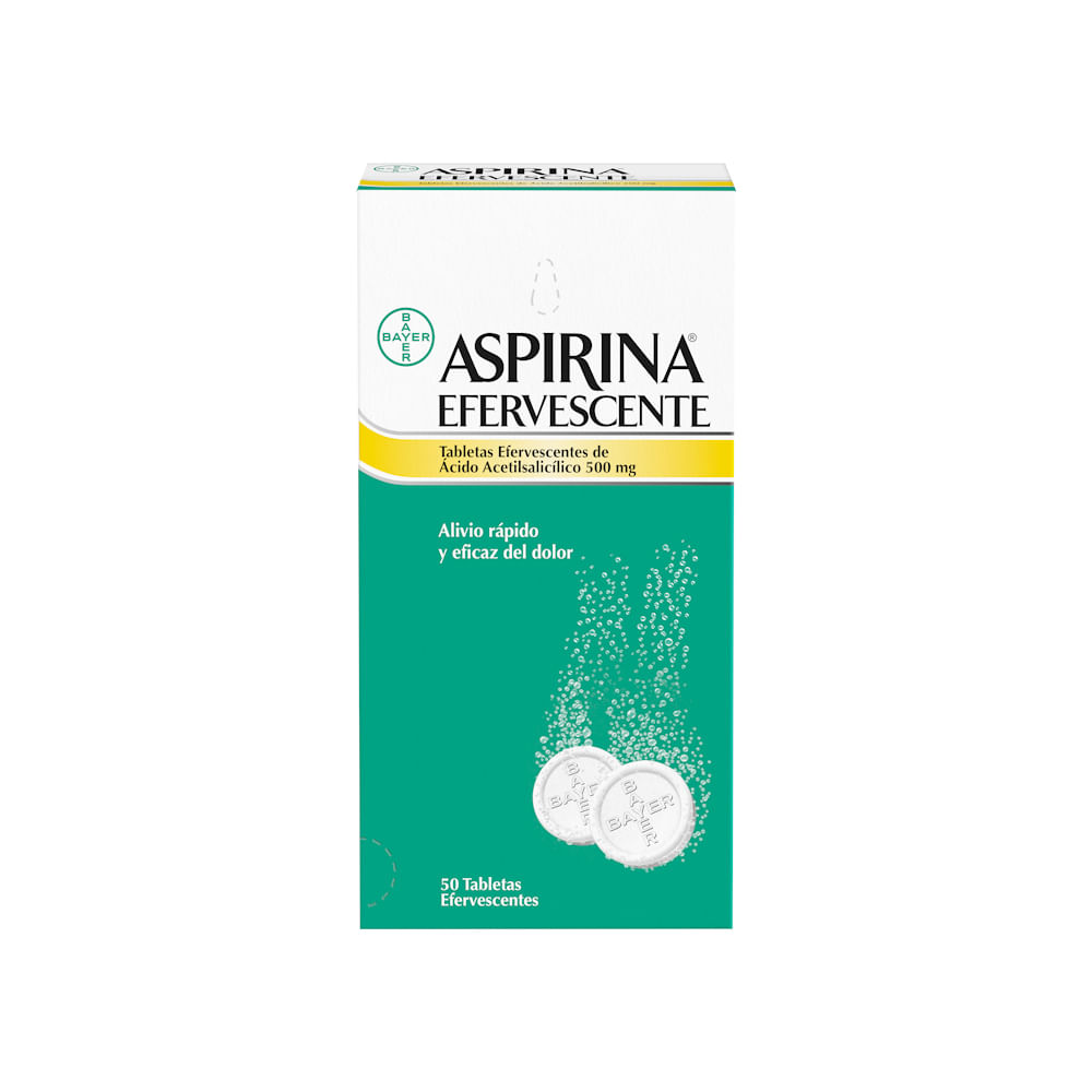 Aspirina 500 Mg Tableta Efervescente