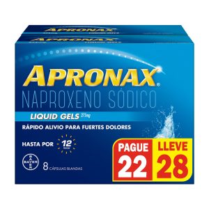 Oferta Apronax Liquid Gels Capsula Blanda pague:22 lleve:28