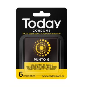 Today Condones Punto G. Mayor Excitación x 6 Und