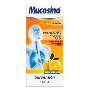 Mucosina Facilita La Expectoración Aliviando La Tos X120ml