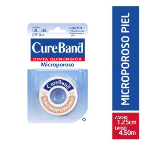 Cinta Cure Band Microporoso Piel 1/2x5 Yardas