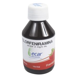 Clorfeniramina 2 mg / 5 ml Solución Jarabe Ecar