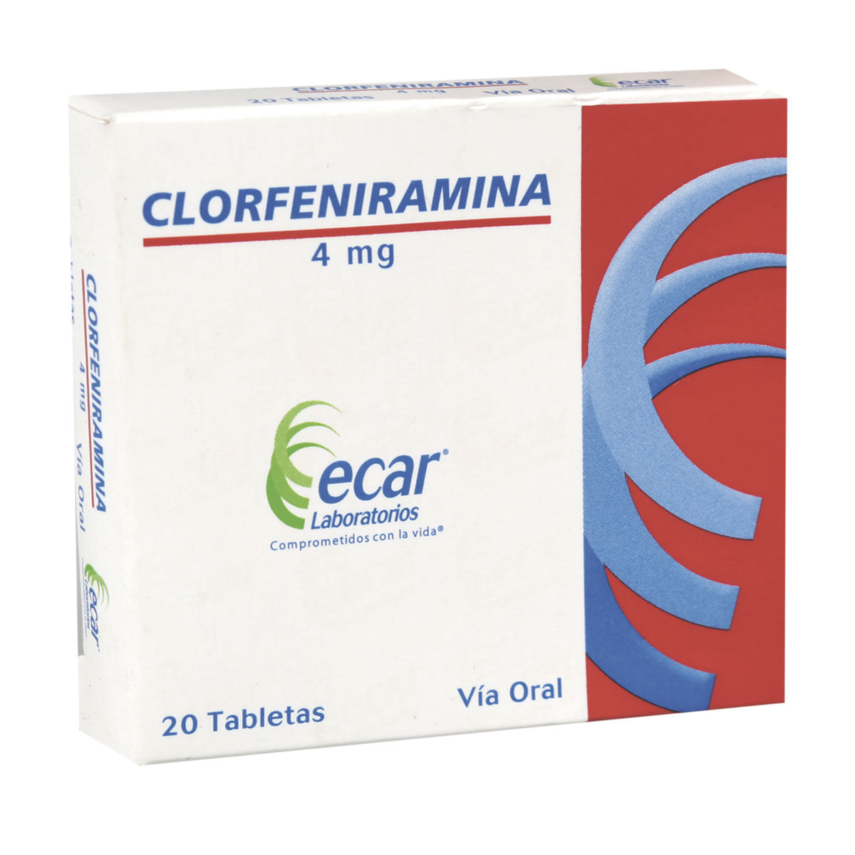 Clorfeniramina 4mg Tableta Ecar