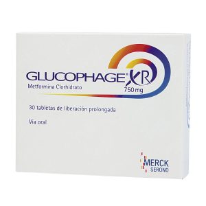 Glucophage Xr 750mg Tableta De Liberación Prolongada