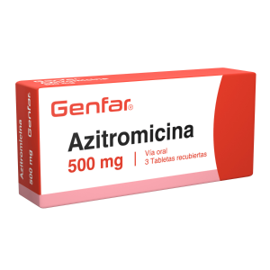 Azitromicina 500 mg Tableta Recubierta Genfar