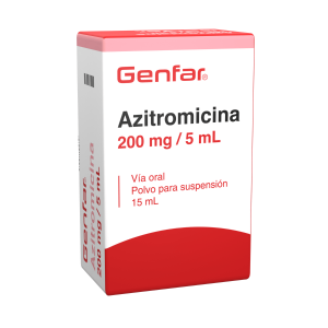 Azitromicina 200 Mg/5 Ml Polvo Para Suspensión Genfar