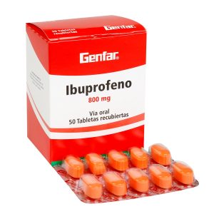 Ibuprofeno 800mg Tableta Recubierta Genfar