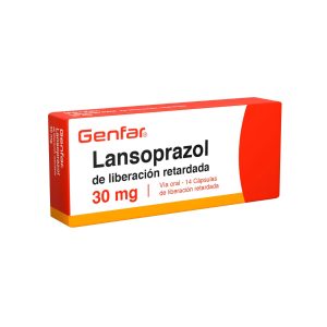 Lansoprazol 30mg Cápsula De Liberación Retardada Genfar