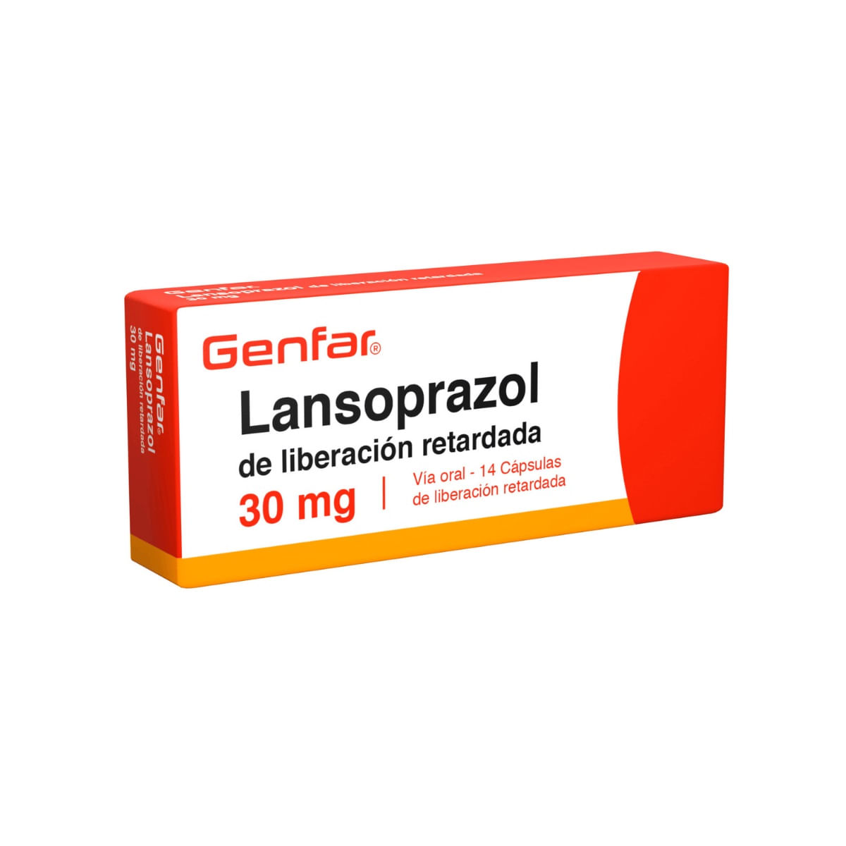 Lansoprazol 30mg Cápsula De Liberación Retardada Genfar
